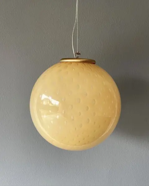 Hanglamp - Murano Balloton Ambra