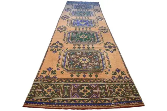 Vintage Kazak - Loper - 342 cm - 85 cm