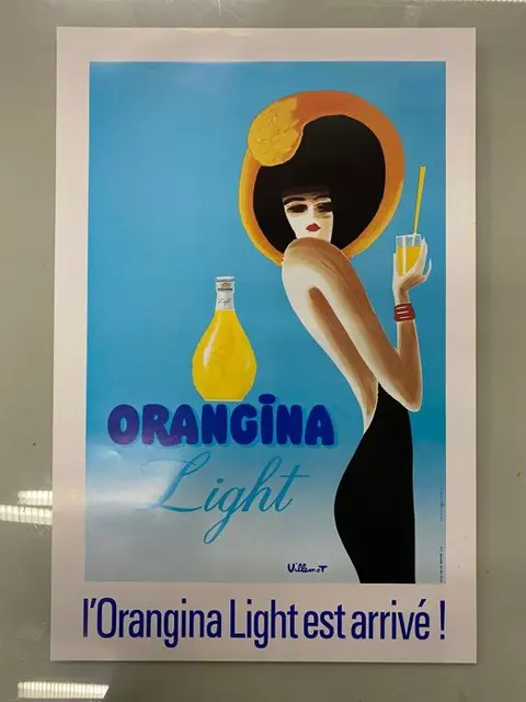 Bernard Villemot - L'Orangina Light est arrivé! - 1980