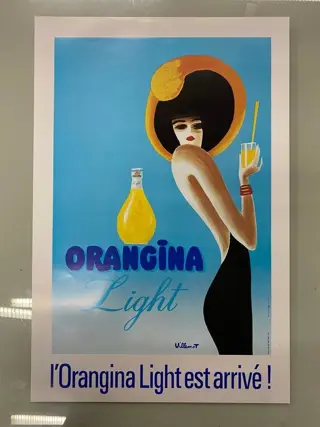 Bernard Villemot - L'Orangina Light est arrivé! - 1980