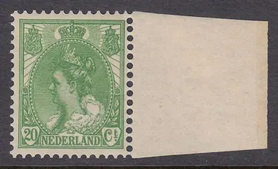 Nederland 1899 - Koningin Wilhelmina 'Bontkraag' - NVPH 68