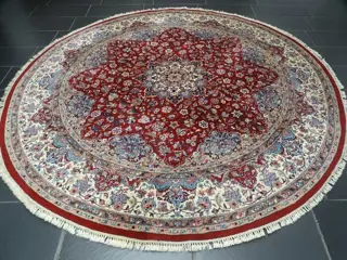 Runder Ispahahan Korkwolle - Tapijt - 250 cm - 250 cm