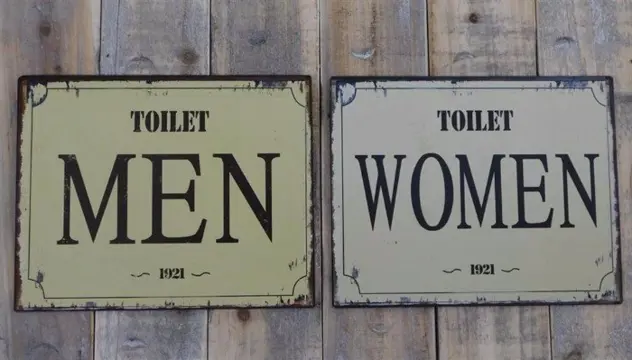 Toilet deurbeslag , WC deuren , kado