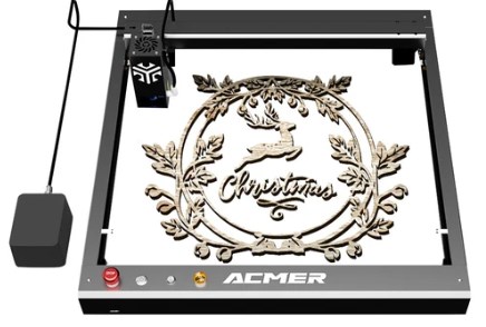 ACMER P2 33W Laser Cutter, Engraving at 24000mm/min