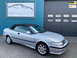 Saab 9-3 Cabrio 2.0t S 1e Eig Leder Airco Cruise 176dkm NL Auto NAP Incl nw Apk 08-2026