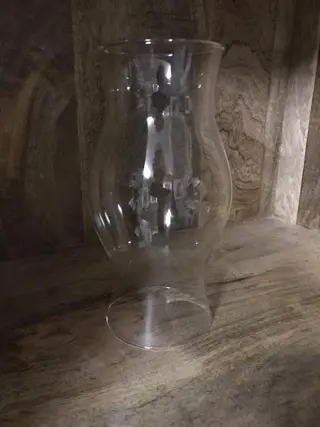 Windlichthouder , glazen glas voor kaarsen , kado