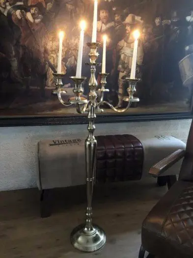 Kaarsen kandelaar,kandelaar 5 arm