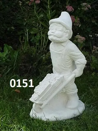 Tuin Kabouter met kruiwagen