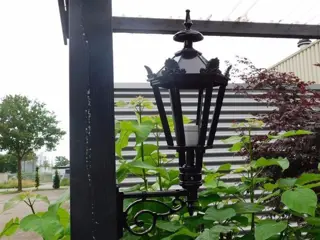 Wandlamp, aluminium , zwart, tuinverlichting