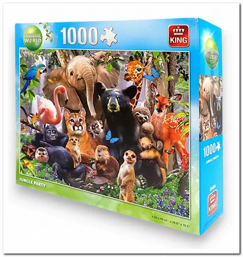 Jungle Party ~ King - 1000 Stukjes