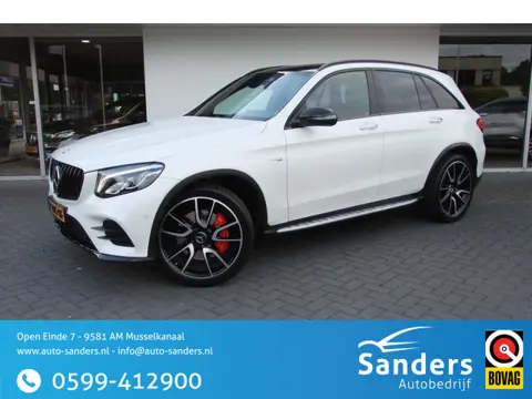 Mercedes-Benz GLC AMG 43 4MATIC / Diamantweis (parelmoer) Trekhaak af-fabriek/ Panorama/ 21 inch/ Ni