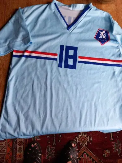 Dirk Kuyt, shirt + broek - nummer 18, - maat 158