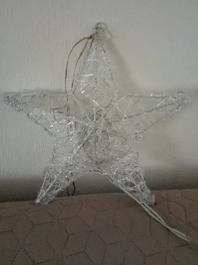 Kerstster verlichting