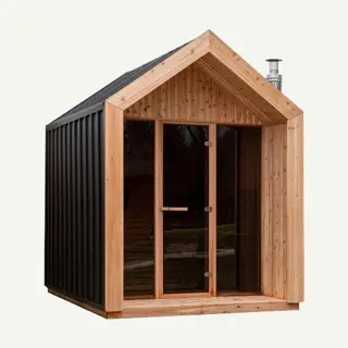Pure Cube Hudson Sauna | NU gratis saunakachel | Red cedar