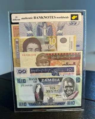 Bankbiljetten van de gehele wereld - 25 verschillende