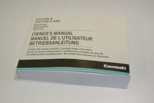 INSTRUCTIEBOEKJE Kawasaki 650 Vulcan S 2015 - 2019