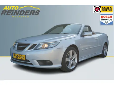 Saab 9-3 Cabrio 1.9TiD 150pk Vector + Leer / Airco/ Trekhaak/ Cruise/ Mooie auto/ Nieuwe APK!