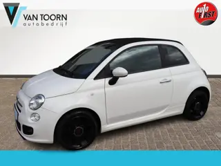 Fiat 500C 0.9 TwinAir Turbo 500S Cabrio, leder interieur.