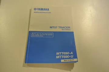 INSTRUCTIEBOEKJE Yamaha MT 07 Tracer 2016 - 2018