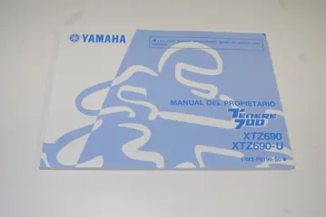 INSTRUCTIEBOEKJE Yamaha Tenere 700 2019 - 2020