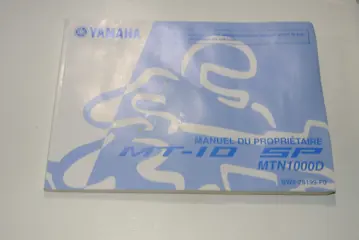 INSTRUCTIEBOEKJE Yamaha MT 10 2016 - 2021