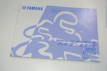 INSTRUCTIEBOEKJE Yamaha MT 07 2014 - 2017