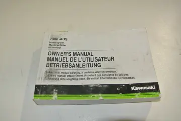 INSTRUCTIEBOEKJE Kawasaki Z 900 2017 - 2019