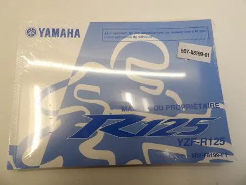 INSTRUCTIEBOEKJE Yamaha YZF R 125 2008 - 2014