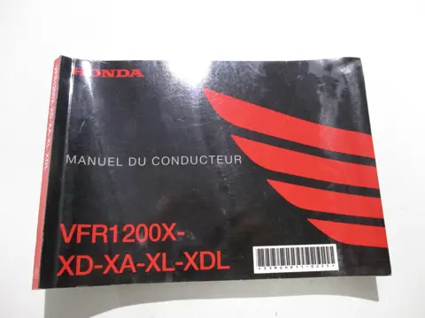 INSTRUCTIEBOEKJE Honda VFR 1200 2010 - 2013