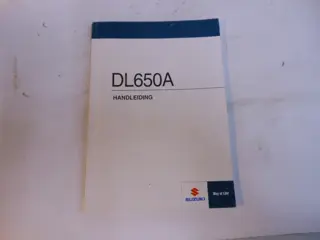 INSTRUCTIEBOEKJE Suzuki DL 650 V STROM 2012 - 2014 / 2015 -
