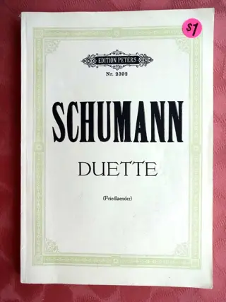 Edition Peters Nr. 2392 Schumann Duette
