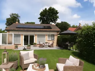 Zonnige bungalow met terras in de buurt van natuurgebied de Slufter