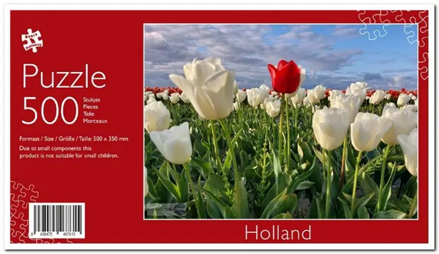 Tulpen, Holland - Bears Publishing - 500 Stukjes