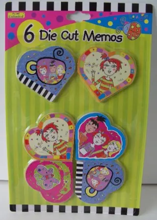 NOTITIEBLOKJES PER 6 BLOKJES OP KAART 6 SETS NIEUW