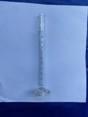 Maatcilinder 10ml hoog model(laboratorium)