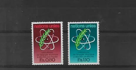 UNO-Geneve Michel nr. 70-71 Postfris