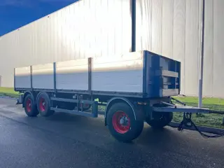 KEL-BERG 3 AXLE - OPEN BOX 7,55 METER + LIFTING AXLE