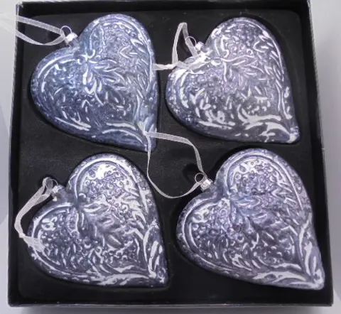 BAROK HARTEN 4 DELIGE OPHANG SET NIEUW