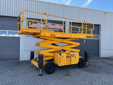 Haulotte H12SX 4x4 Diesel scissorlift, 2015 year, fresh condition!!