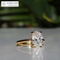 Lab Grown Solitaire Diamond Ring Antwerp | Forevery
