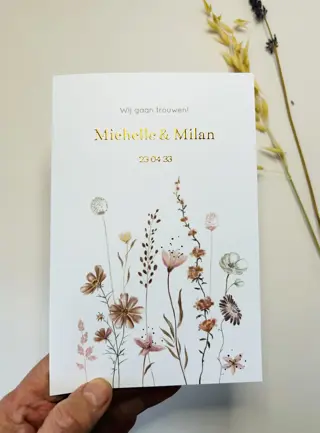 Stijlvolle trouwkaarten