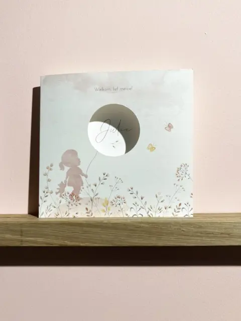 Een proefdrukje van je zelfgemaakte geboortekaartje.