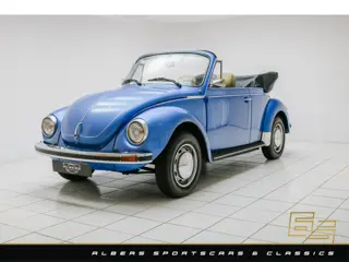 Volkswagen Kever 1303 Cabriolet Org. NL - Ancona Blau - Soft-top Blau