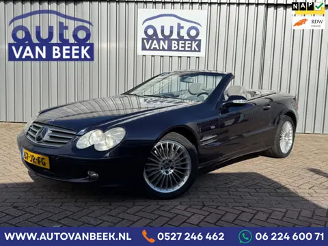 Mercedes-Benz SL-klasse 500|Cabrio|V8|Luchtvering|ACC|Stoelverw.+venti.