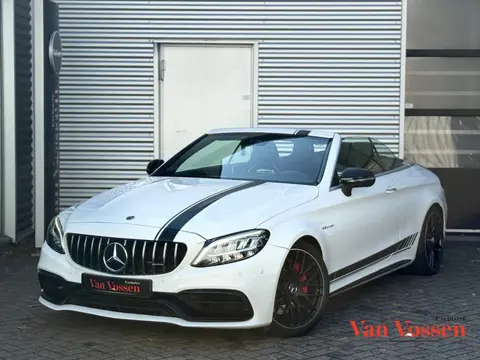 Mercedes-Benz C-klasse Cabrio AMG C63 |Burmester|Camera||Leer|476 PK|CABRIO|MEMORIESTOELEN|SFEERVERL
