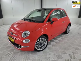 Fiat 500 0.9 TwinAir Turbo Collezione, Navigatie, Glazendak, Trekhaak, Pdc