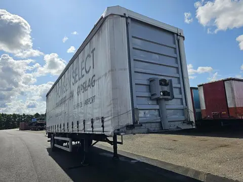 2001 FREUHAUF ONCRK 22-110A |  STEERING  AXLE |CURTAINSIDER TRAILER | LOADING LIFT| DUTCH TRAILER.