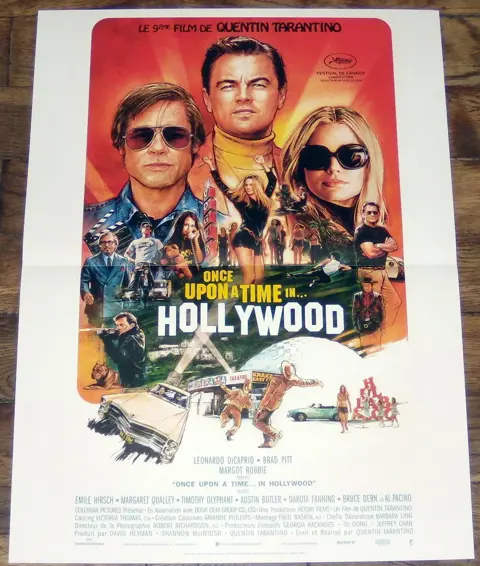 ONCE UPON A TIME IN HOLLYWOOD poster.