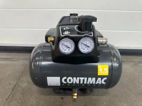 COMPRESSOR Contimac CM 200/8/6 WOL 1.5 PK 150 L / min 8 Bar Olievrije Zuigercompressor Portable