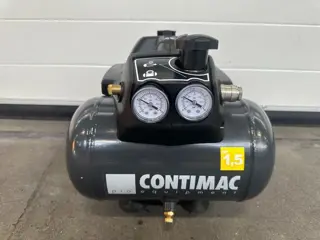COMPRESSOR Contimac CM 200/8/6 WOL 1.5 PK 150 L / min 8 Bar Olievrije Zuigercompressor Portable